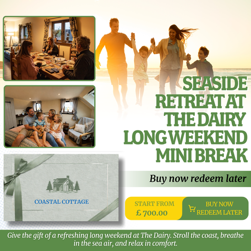 The Dairy Cottage Gift Voucher – 20% Off the Perfect Family Getaway!