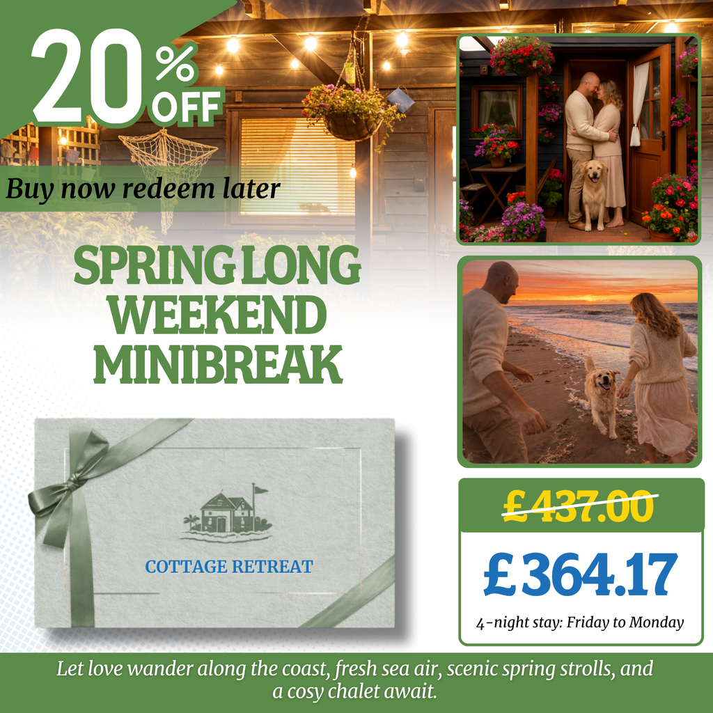 Romantic Seaside Escape Gift Voucher – Save 20% at The Stables