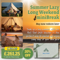 Norfolk Bell Tent Glamping Gift Voucher – Heacham
