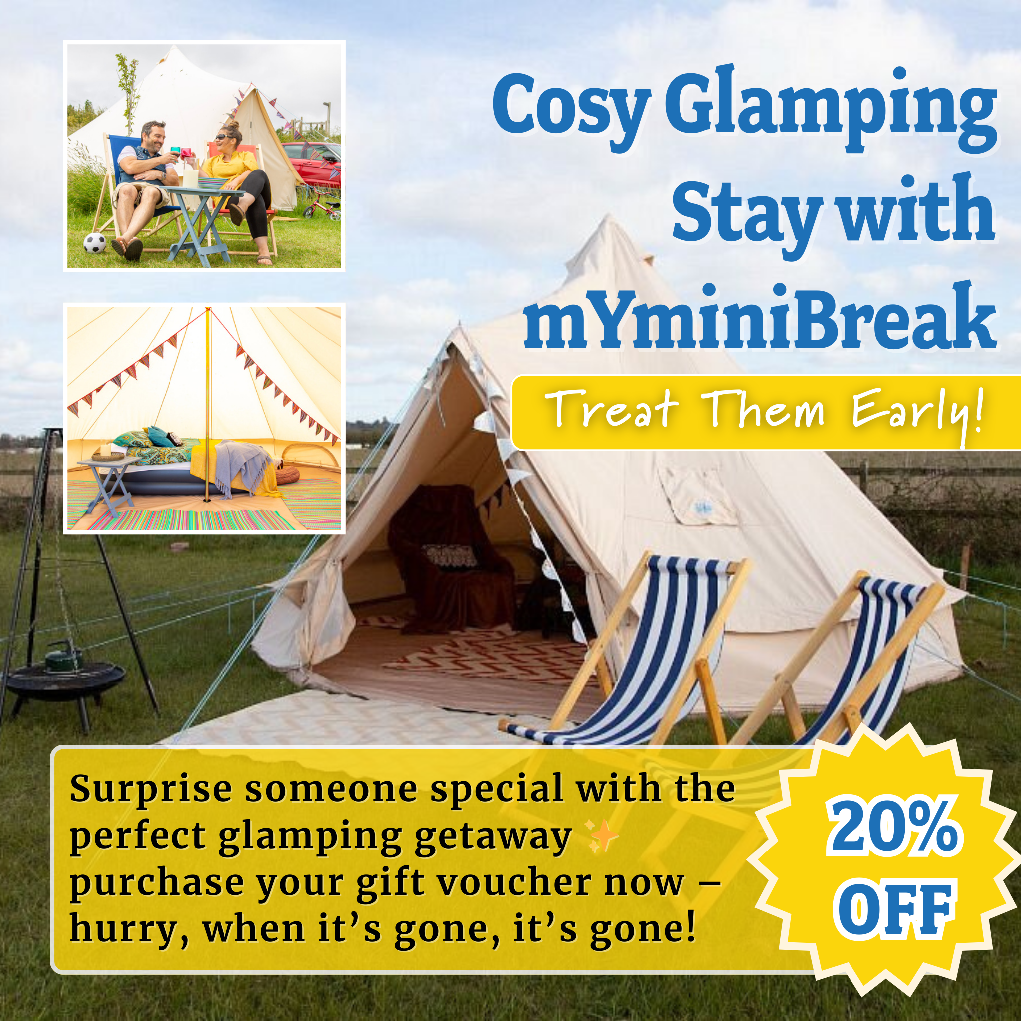 Norfolk Coastal Glamping Escape with mYminiBreak