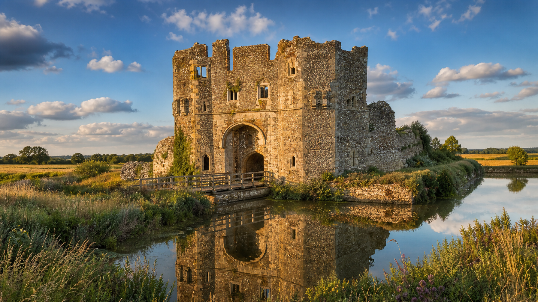 Walk to a Free Medieval Castle from Your Pitch: Baconsthorpe Castle and the Holt Woodland Walk